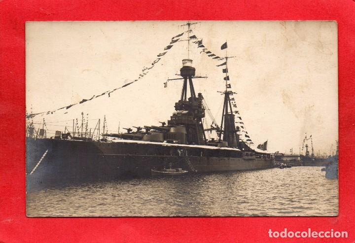 Postales: barco de guerra - Foto 1