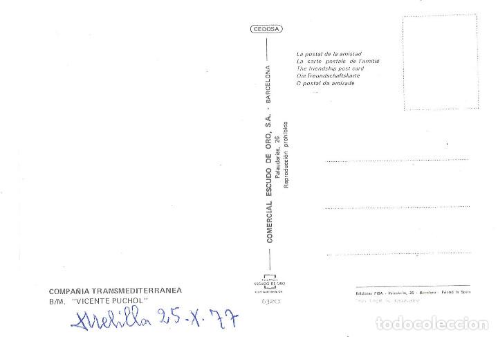Postales: Compa&ntilde;ia Transmediterr&aacute;nea. Vicente Puchol - Foto 2