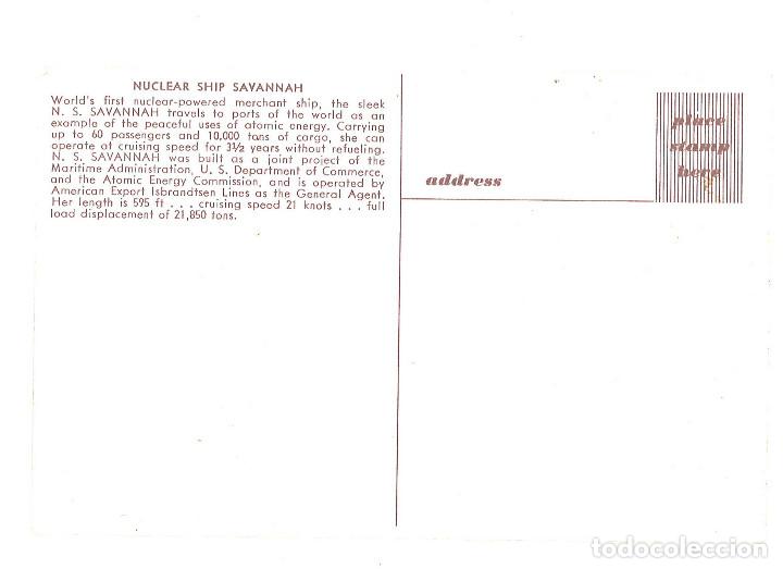 Postales: Barco nuclear Savannah. EEUU - Foto 2