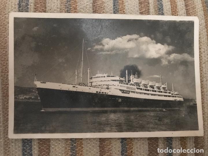 Postales: ANTIGUA POSTAL BARCO BUQUE BRATAIGNE - Foto 1