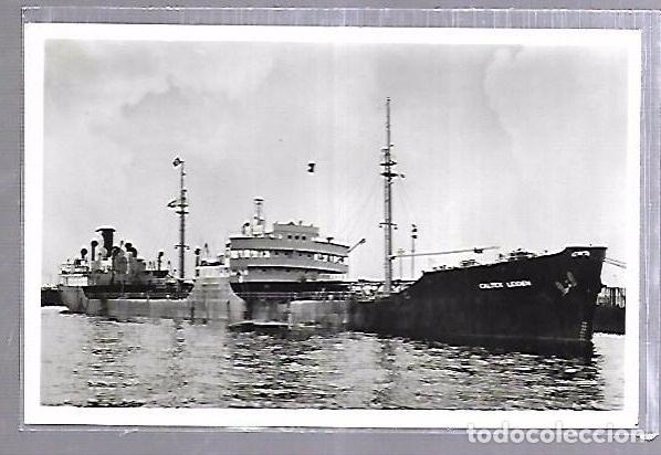 Postales: TARJETA POSTAL DE BARCOS - BARCO CALTEX LEIDEN. - Foto 1