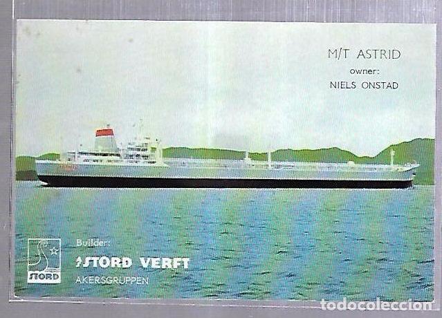 Postales: TARJETA POSTAL DE BARCOS - BARCO M/T ASTRID - Foto 1