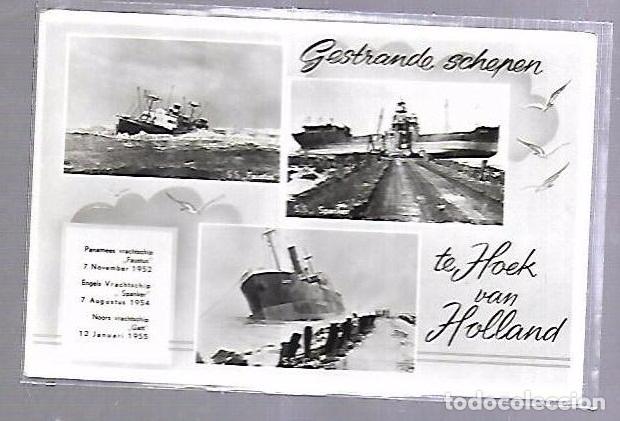 Postales: TARJETA POSTAL DE BARCOS - BARCO GESTRANDE SCHEPEN - Foto 1