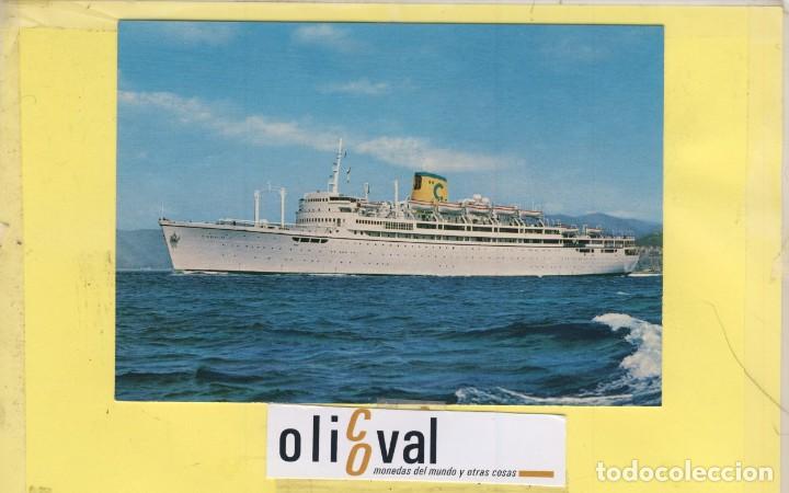 Postales: BARCO LINEA C GENOVA  -ENRICO C. - Foto 1