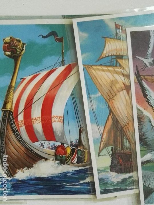 Postales: Lote de 12 postales de Barcos en color - Foto 2
