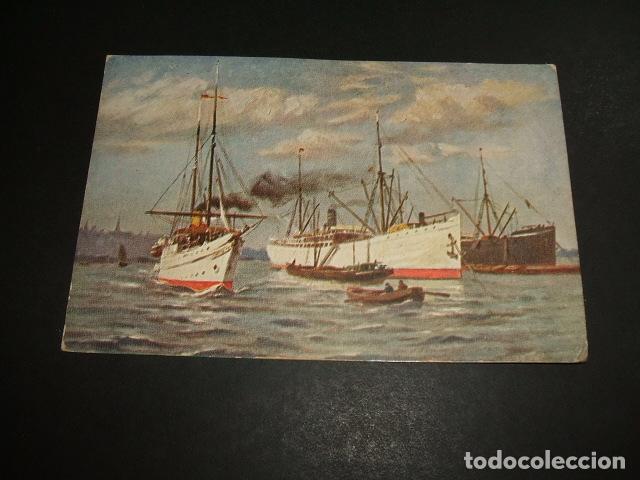 Postales: BARCOS POSTAL ILUSTRADA - Foto 1