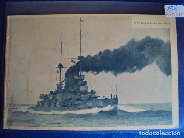 Postales: (PS-53719)TARJETA DESPEGABLE INFORMATIVA PODER NAVAL A&Ntilde;O 1913 - Foto 1