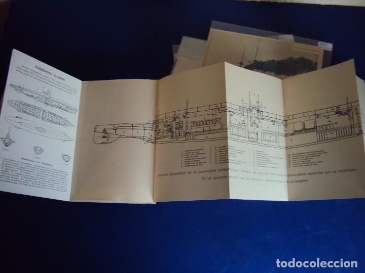Postales: (PS-53718)TARJETA DESPEGABLE INFORMATIVA SUBMARINOS - Foto 2
