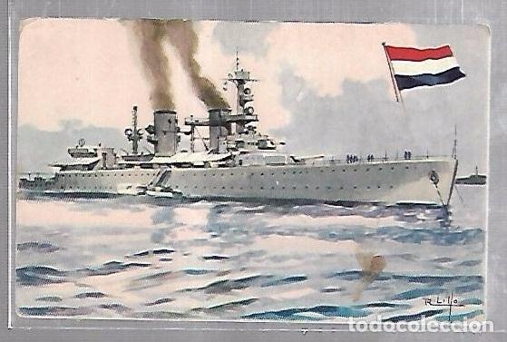 Postales: TARJETA POSTAL DE BARCOS - CRUCERO JAVA. MARINA DE GUERRA. HOLANDA - Foto 1