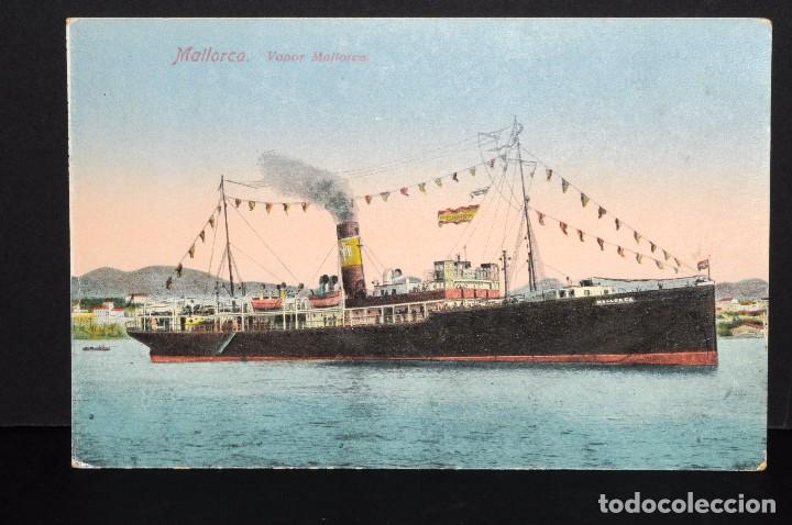 Postales: MALLORCA. Vapor Mallorca - Foto 1