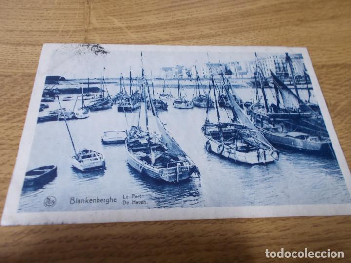 Postales: BLANKENBERGHE. LE PORT DE HAVEN.. CIRCULADA - Foto 1