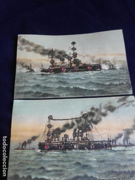 Postales: 6 postales barcos franceses - Foto 3