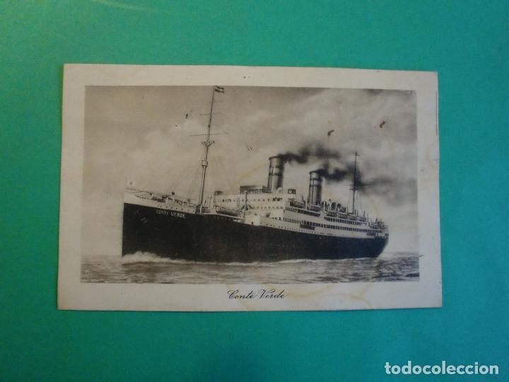 Postales: BUQUE CONTE VERDE LLOYD SABAUDO GIUGNO 1925 - Foto 1