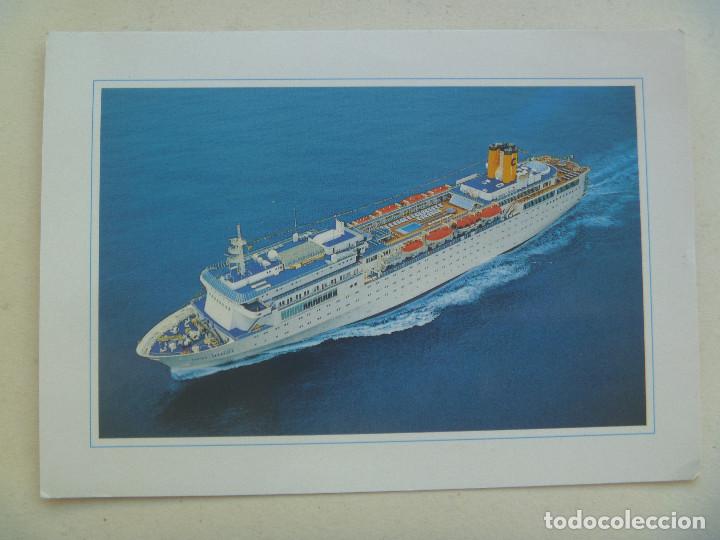 Postales: POSTAL DEL TRANSATLANTICO COSTA ALLEGRA . - Foto 1