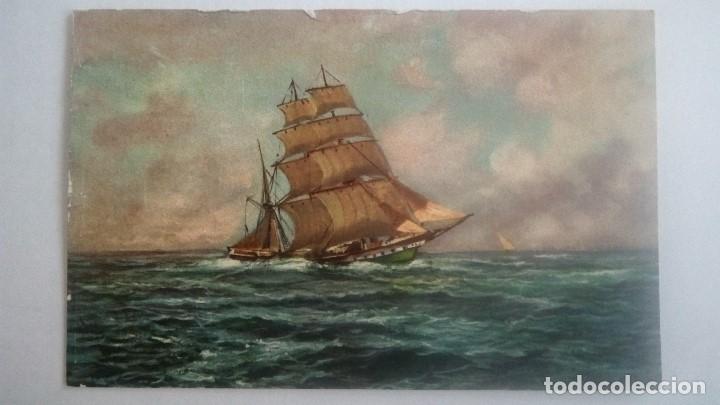 Postales: POSTAL BARCO DE VELA, N&ordm; 57, SIN CIRCULAR - Foto 1