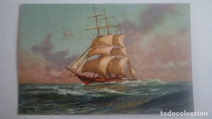 Postales: POSTAL BARCO DE VELA, N&ordm;56, SIN CIRCULAR - Foto 1