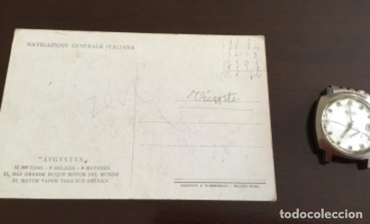 Postales: Antigua postal buque augustus - Foto 2