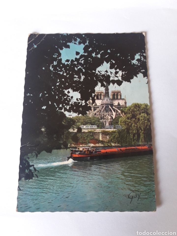 Postales: Barco en el sena paris - Foto 1