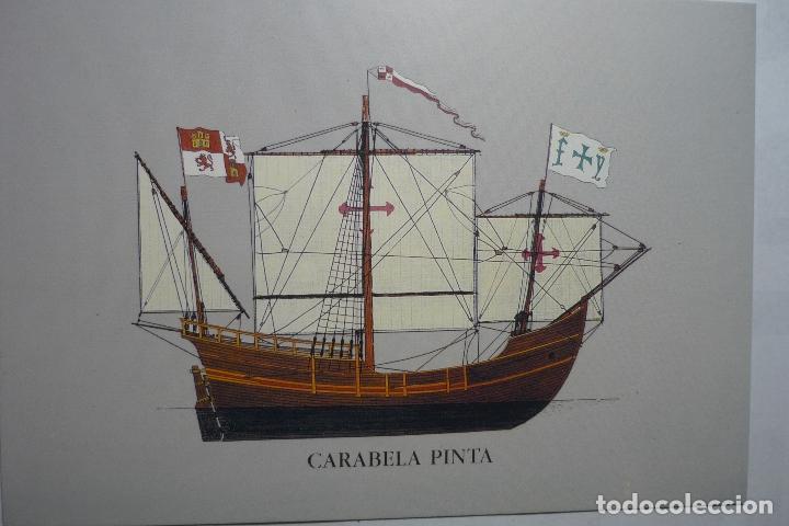 Postales: POSTAL CARABELA PINTA - 5&ordm; CENTENARIO - Foto 1