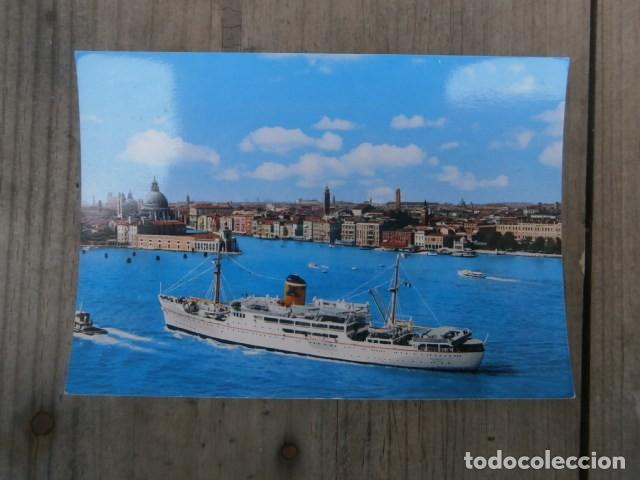 Postales: Postal Adriatica, motonavi messapia- enotria - Foto 1