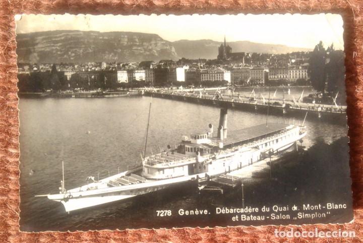 Postales: BARCO SIMPLON - GINEBRA - Foto 1