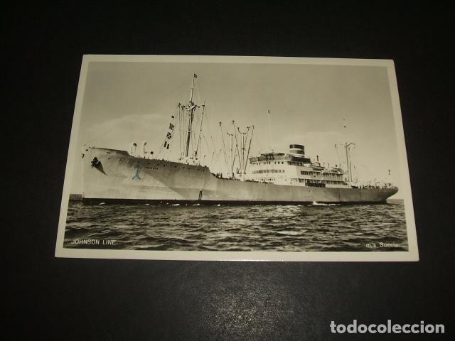 Postales: BARCO SUECIA DE LA JOHNSON LINE POSTAL - Foto 1