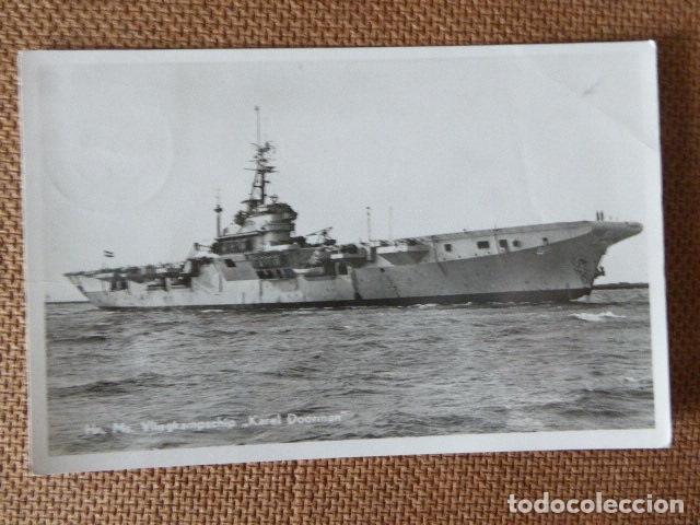 Postales: VLIEGKAMSCHIP KEREL DORMAN.  HOLANDA.  CIRCULADA. - Foto 1