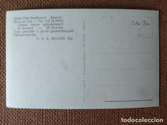 Postales: GROETEN UIT HOTEL BEATRIX.  BERG EN DAL. - Foto 2
