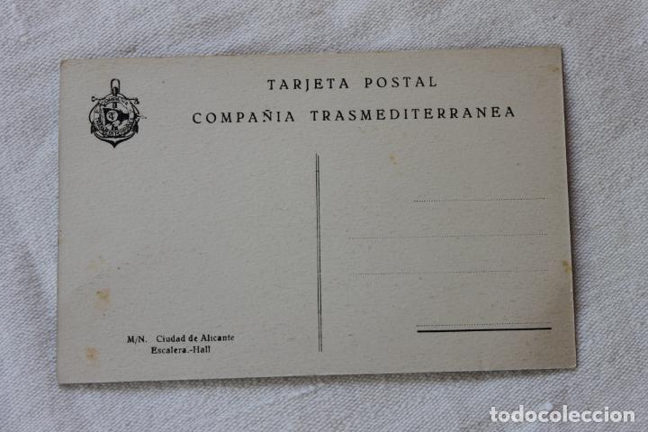 Postales: LOTE 7 POSTALES ANTIGUAS, VAPOR CIUDAD DE ALICANTE, COMPAÑIA TRANSMEDITERRANEA - Foto 10 - 134406146