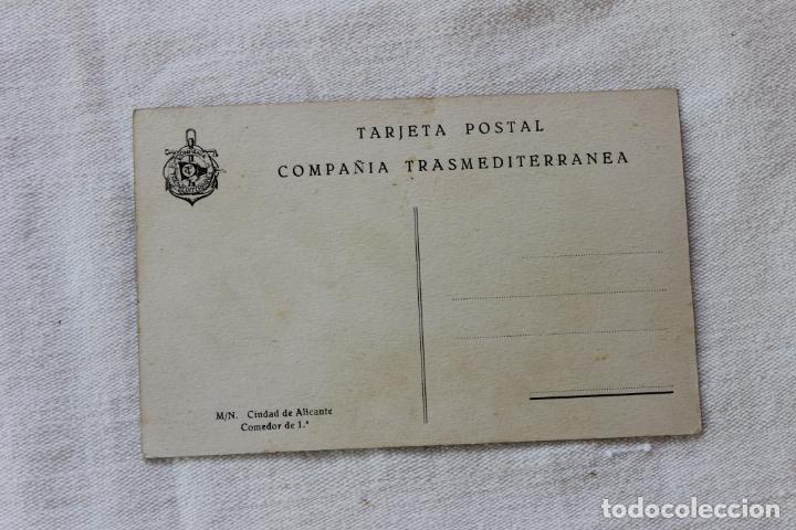 Postales: LOTE 7 POSTALES ANTIGUAS, VAPOR CIUDAD DE ALICANTE, COMPAÑIA TRANSMEDITERRANEA - Foto 11 - 134406146