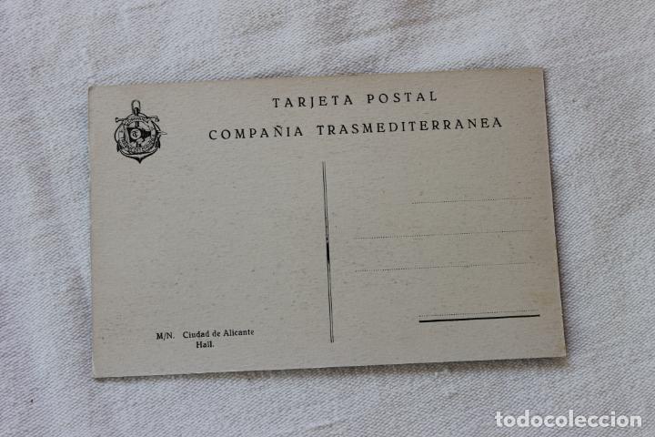 Postales: LOTE 7 POSTALES ANTIGUAS, VAPOR CIUDAD DE ALICANTE, COMPAÑIA TRANSMEDITERRANEA - Foto 12 - 134406146