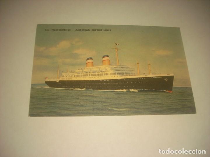 Postales: SS. INDEPENDENCE  AMERICAN EXPORT LINES . - Foto 1