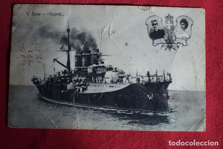 Postales: R. NAVE - NAPOLI - Foto 1