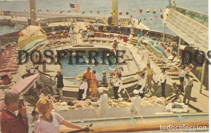Postales: POSTAL, BUQUE S/S CONSTITUTION E INDEPENDENCE, DE AMERICAN EXPORT LINES, SIN CIRCULAR - Foto 1