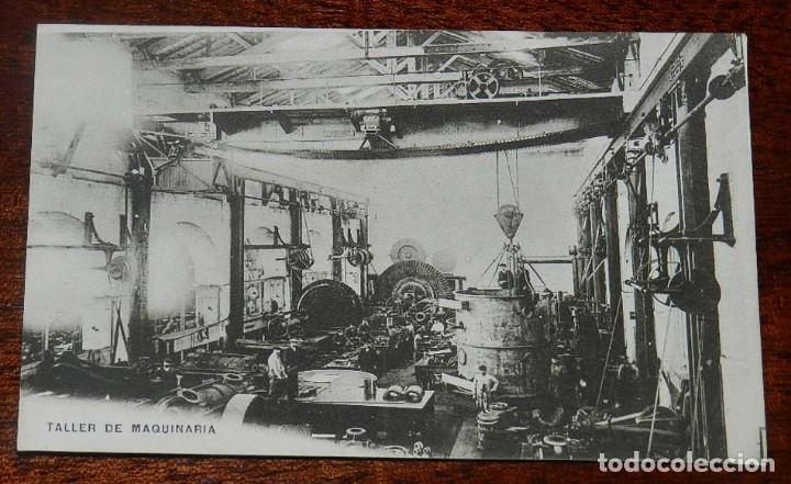 Postales: Taller de maquinaria naval - E.J.G., sin circular - Foto 1