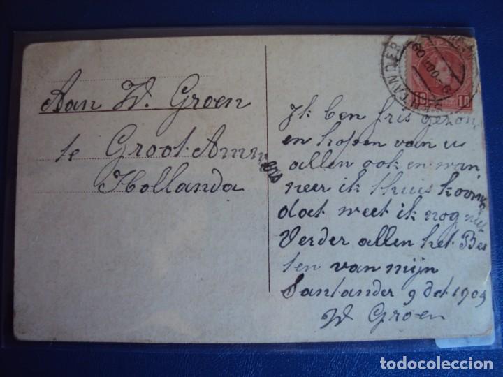 Postales: (PS-59981)POSTAL ILUSTRADA DESPEDIDA DE BARCO - Foto 2