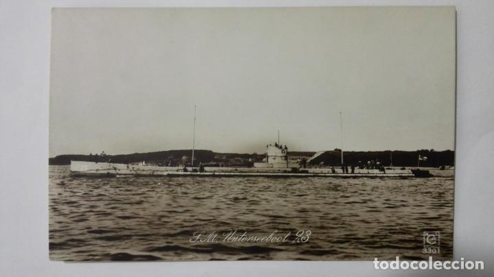 Postales: POSTAL S.M. UNTERSEEBOOT 23, BOTADO EN 1915 - Foto 1