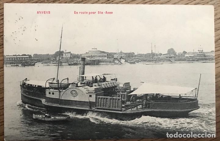 Postales: Anvers (Amberes - B&eacute;lgica) - Barco - Foto 1