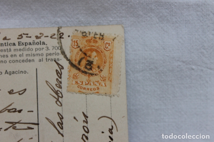 Postales: VAPOR INFANTA ISABEL DE BORBON, 1922, DIRIGIDA A MAZARRON, CON SELLO - Foto 3 - 166834730