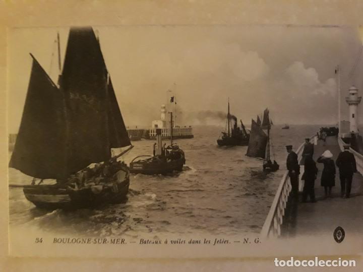 Postales: Barco velero faro - Foto 1