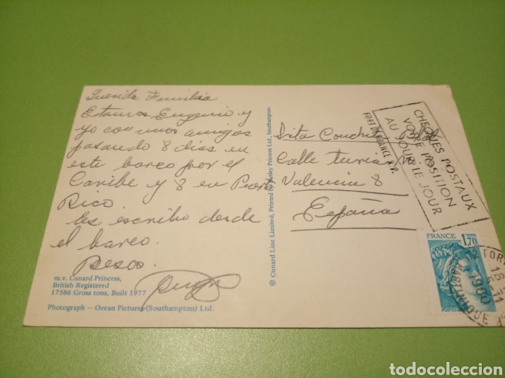 Postales: Barco postal - Foto 2