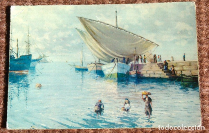 Postales: BARCOS EN EL PUERTO DE ALCUDIA - Foto 1
