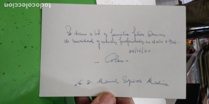 Postales: Postal barcos 1960 escrita - Foto 2