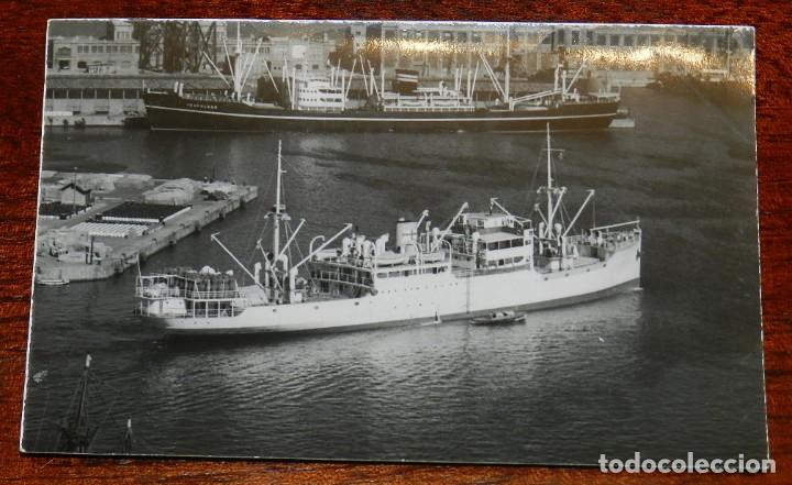 Postales: FOTO POSTAL BARCO TURIA, COLECCION GALILEA, SIN CIRCULAR - Foto 1