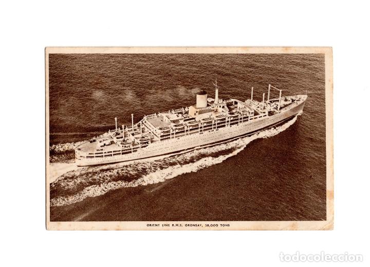 Postales: BARCO OROSAY.- ORIENT LINE. 28.000 TONS. - Foto 1
