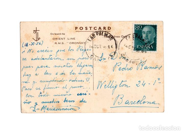 Postales: BARCO OROSAY.- ORIENT LINE. 28.000 TONS. - Foto 2