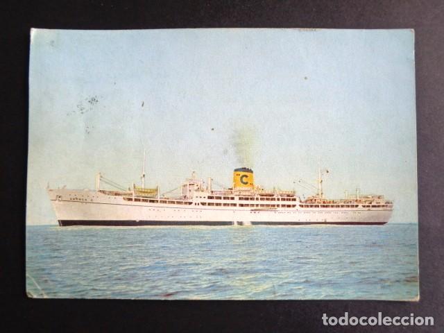Postales: POSTAL BARCO. ANDREA C. CIRCULADA. A&Ntilde;O 1964. - Foto 1