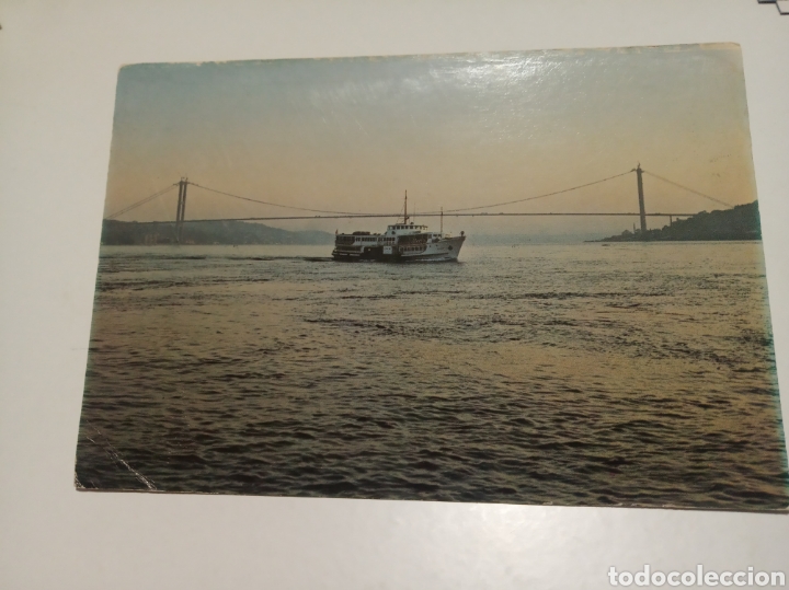Postales: Estambul puente barco - Foto 1