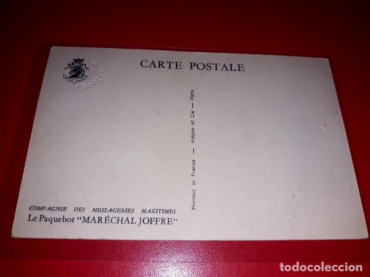 Postales: Compa&ntilde;ia Maritima &rdquo; Le Paquebot Mar&eacute;chal Joffre &rdquo;Sin circular - Foto 2