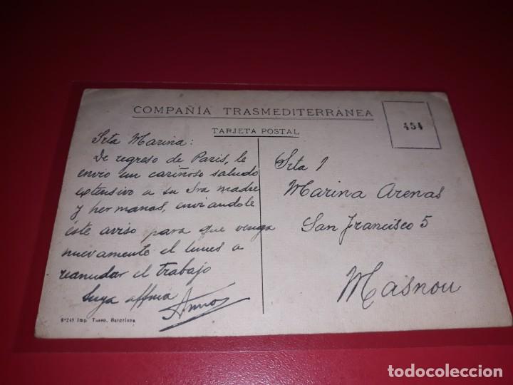Postales: Compa&ntilde;ia Transmediterranea Escrita - Foto 2